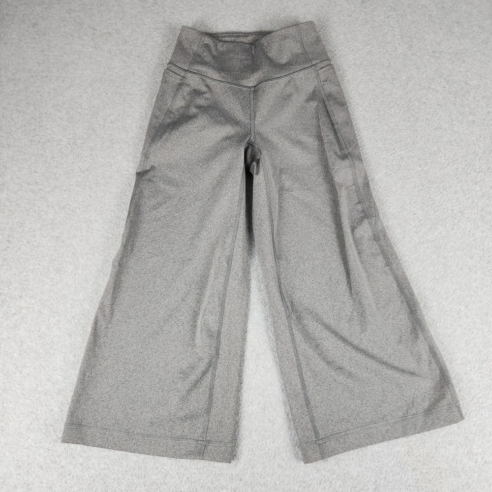 Tek Gear Pants Womens PXS Gray Ultrastretch Athletic Workout Base Layer Wide Leg